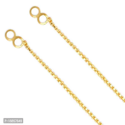 VIVASTRI Golden  Alloy  Ear Cuff Earrings For Women-thumb3