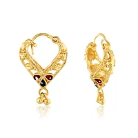 VIVASTRI Golden Alloy  Drop Earrings Earrings For Women-thumb1