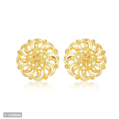 VIVASTRI Golden Alloy  Jhumkas Earrings For Women-thumb2