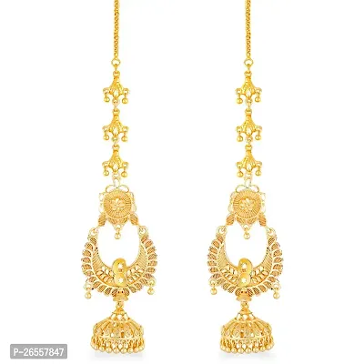 Traditional 1gm Gold and Micron Plated Alloy Jhumka Earring for Women and Girls