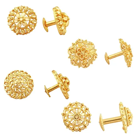 Alloy STUD Earring Combo (4 Pair Earrings )