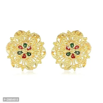 Vivasrtri Golden Alloy STUD Earring Combo (4 Pair Earrings )-thumb2