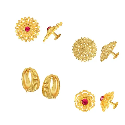 Vivasrtri Alloy STUD Earring Combo (4 Pair Earrings )