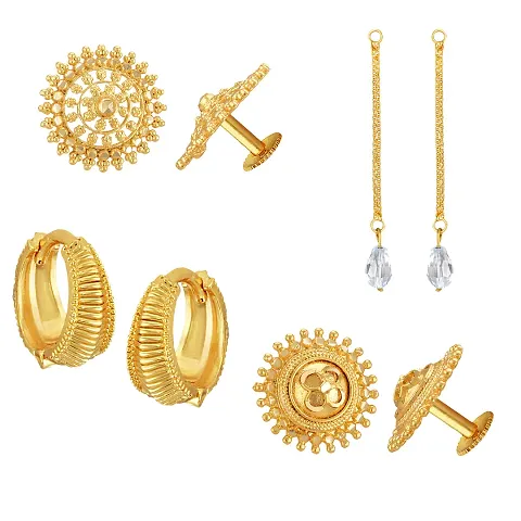 Vivasrtri Alloy STUD Earring Combo (4 Pair Earrings )