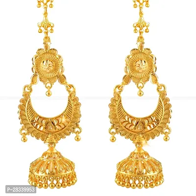 Vivastri Antique Silver Alloy Jhumki Earring (1 Pair Earrings )-thumb3