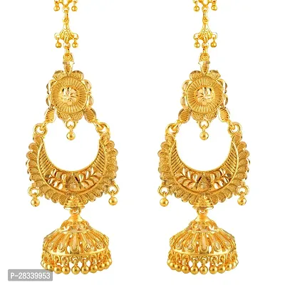 Vivastri Antique Silver Alloy Jhumki Earring (1 Pair Earrings )-thumb4