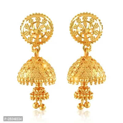 Vivastri Antique Silver Alloy Jhumki Earring (1 Pair Earrings )