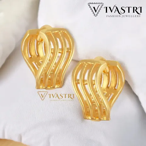 Premium Elegant Plated Clip-on Bali Earrings