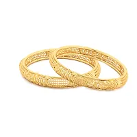 Traditional Gold Plated  Bangle for Women (Pack Of 2 Piece)-thumb4