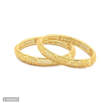 Traditional Gold Plated  Bangle for Women (Pack Of 2 Piece)-thumb5