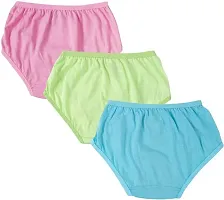 Rck Rockers Cotton Multicolor Outer Elastic Waistband Panty For Girls Pack of 6 Assorted-thumb3
