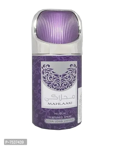 NUSUK MAHLAAKI Deo Perfumed Body Spray For Men  Women 250 ml