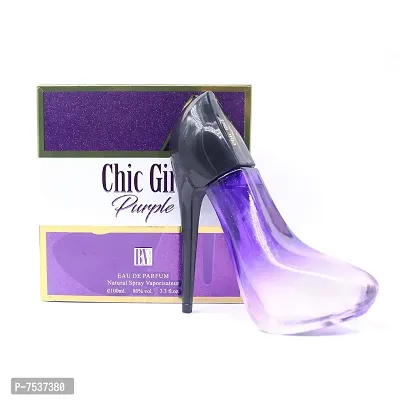 Chic Girl Purple Perfume For Women  Girls 100 ml-thumb0