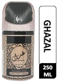 NUSUK GAZAL Deo Perfumed Body Spray For Men  Women 250 ml-thumb1