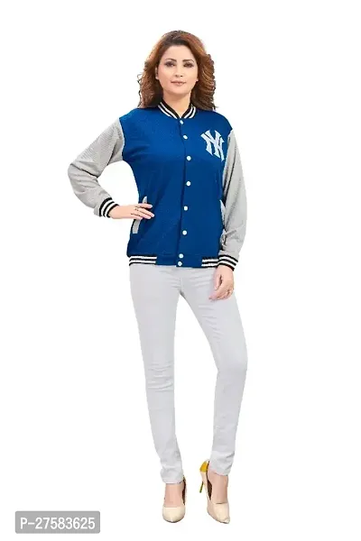 Premium Bomber Jacket For Women's  Girls-thumb0