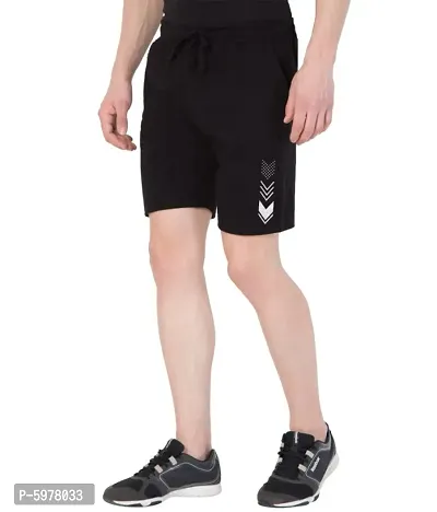 Men's Stylish Printed Cotton Shorts for Sports and Gym-thumb3