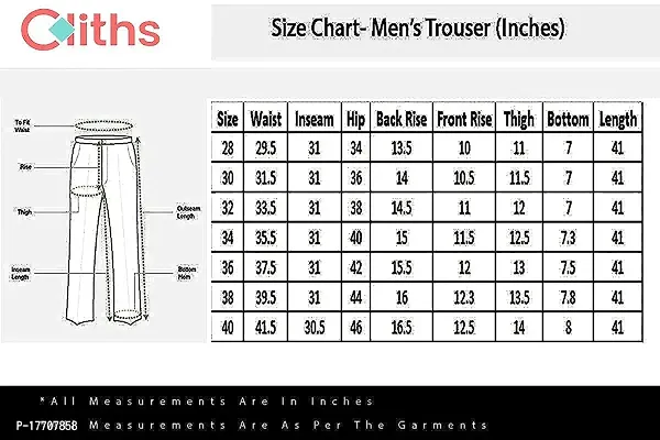 Stylish Men Polycotton Formal Trouser-thumb4