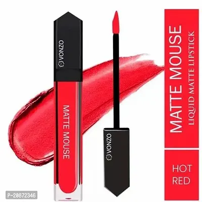 Vonzo red colour liquid matte mousse lipstick 6 ml shade hot red