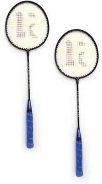 KNK Single Shaft Badminton 2 Piece Badminton With 3 Nylon Shuttle Badminton Kit ()-thumb1