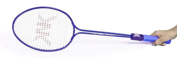 KNK Double Shaft Set of 2 Piece With 2 Nylon Shuttle Badminton And Net Badminton Kit ()-thumb1