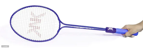 KNK Double Shaft Set of 2 Piece With 2 Nylon Shuttle Badminton And Net Badminton Kit ()-thumb2