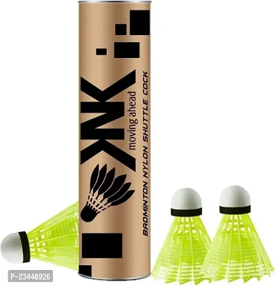 KNK Aluminium Single Shaft Badminton Kit Racquet Set Of 2 With 3 Piece Nylon Shuttle Badminton Kit ()-thumb3