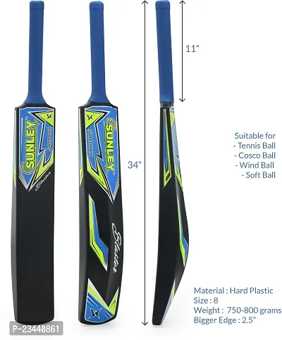 Plastic bat   Plastic bat full size   Blaster Plastic bat for tennis ball PVC Plastic Cricket  Bat (750-800 g)-thumb2