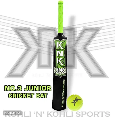KNK Junior PVC Cricket Bat Size 3 For Age Group 8 Years with 1 Piece Tennis Ball Cricket Kit ()-thumb0