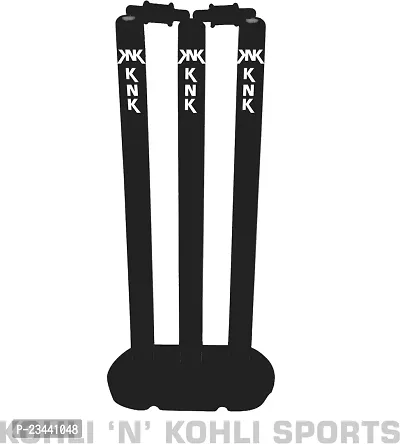 KNK Hard Plastic Cricket Kit For 6-8 Years Kids (1 Bat Size 3  Wicket 24   1 Ball) Cricket Kit ()-thumb3