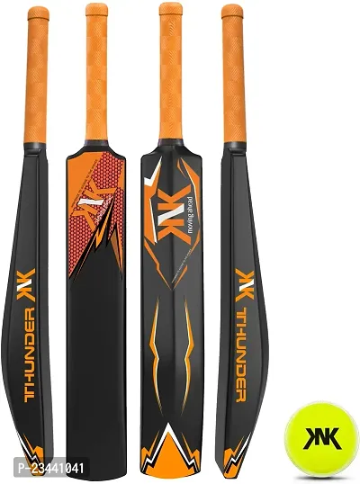 KNK Thunder Senior Plastic Cricket Bat with Soft Cricket Ball Cricket Kit ()