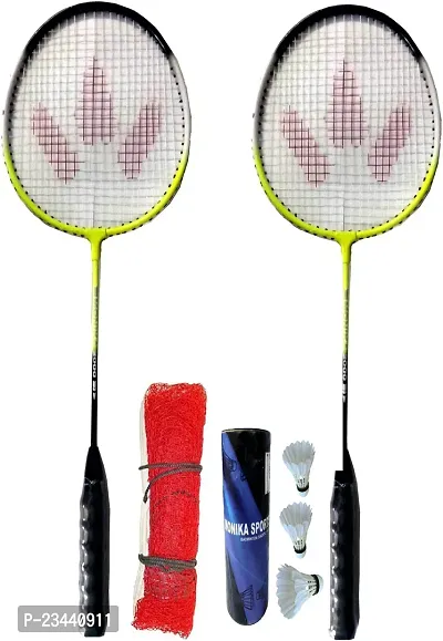 2000 Aluminum Body Light Weight Badminton Racket Badminton Kit ()-thumb0