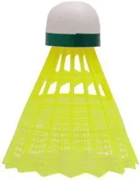 KNK Single Shaft Racket Set of 2 Piece With 6 Nylon Shuttlecocks And Badminton Net Badminton Kit ()-thumb2
