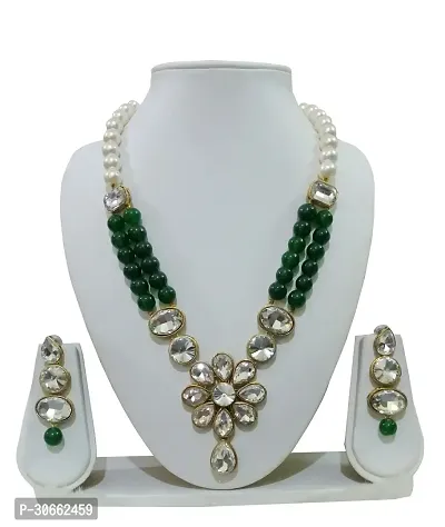 Handicraft Kundan Jewelry Set For Women-thumb0