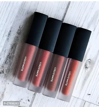 Nude Edition Matte lequid waterproof lipstick 4 different colours