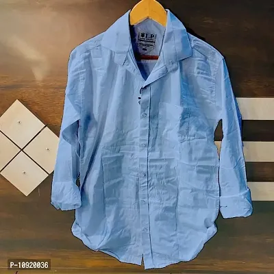 khodal Men Solid Casual Blue Shirt - Buy khodal Men Solid Casual