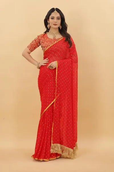 Art Silk Embellished Sarees with Blouse Piece