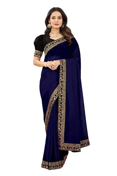 Beautiful Georgette Saree With Blouse Piece For Women