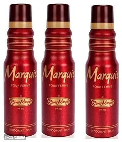 MARQUIS Red Deodorant Pack of 3-thumb0