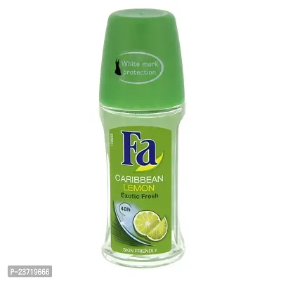 Favon? Fa Caribbean Lemon Roll On Deodrant (Each 50ml) (Pack of 2)-thumb3