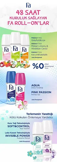 Fa Deodorant Roll-On Pink Passion Floral Fragrance Deodorants And Antiperspirants-thumb2