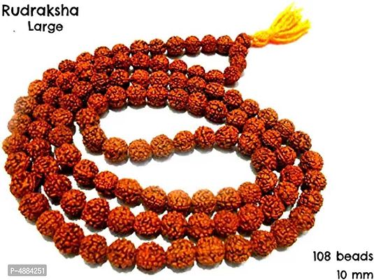 Shivshiva Divya Shakti Panch Mukhi Rudraksh Mala In 108 Beads (7 Mm)-thumb0
