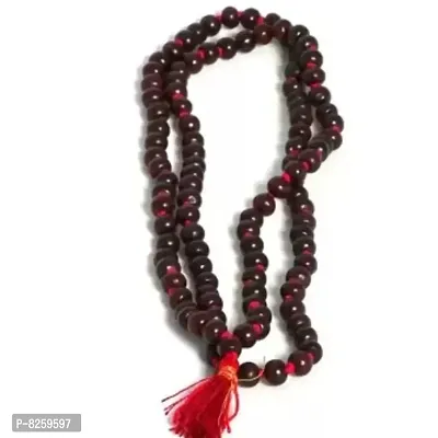 Small 108 Black Wood Beads Tibetan Buddhist Prayer Japa Mala-thumb0