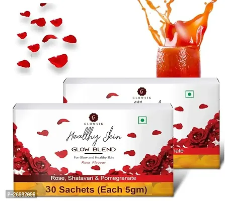 Healthy Skin Glow Blend, Ayurvedic Beauty Supplement For Healthy, Glowing Skin - 60 Sachets