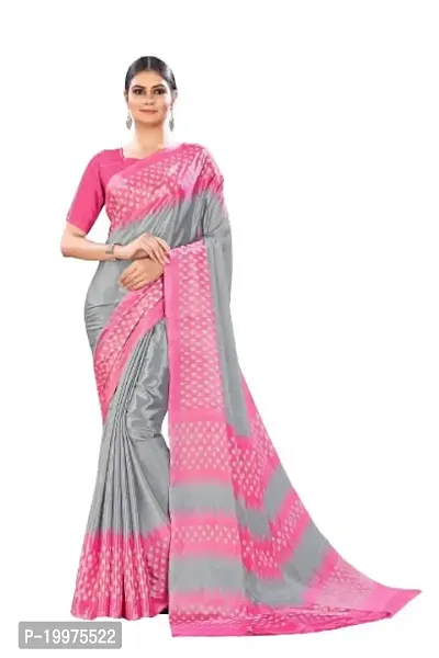 Simran Crush Trishika Silk Saree, Turkey Qwality with Blouse Piece, Set of 1 (PATTERN 27)