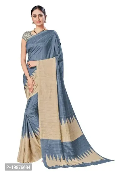 Simran Crush Malgudi Silk Saree, with Crackle Filament with Blouse Piece, Set of 1 (STYLE 40)