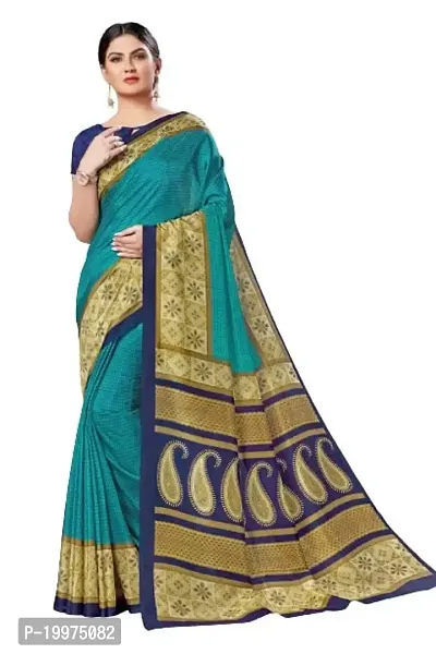 Simran Crush Malgudi Silk Saree, with Crackle Filament with Blouse Piece, Set of 1 (STYLE 11)-thumb0