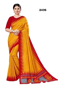 Simran Crush Malgudi Silk Saree, with Crackle Filament with Blouse Piece, Set of 1 (STYLE 38)-thumb1