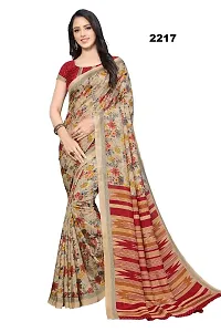 Simran Crush Malgudi Silk Saree, with Crackle Filament with Blouse Piece, Set of 1 (STYLE 50)-thumb1