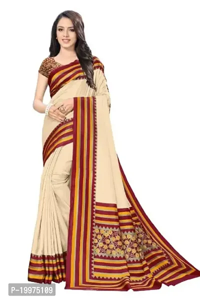 Simran Crush Malgudi Silk Saree, with Crackle Filament with Blouse Piece, Set of 1 (STYLE 46)