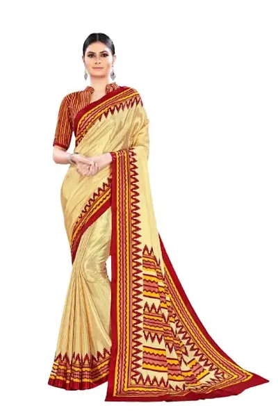 Simran Crush Trishika Silk Saree, Turkey Qwality with Blouse Piece, Set of 1 (PATTERN 30)